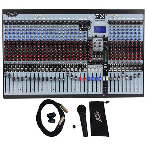 Peavey FX2 32 32x4x2 Pro Mixer w/ 2 USB Ports 